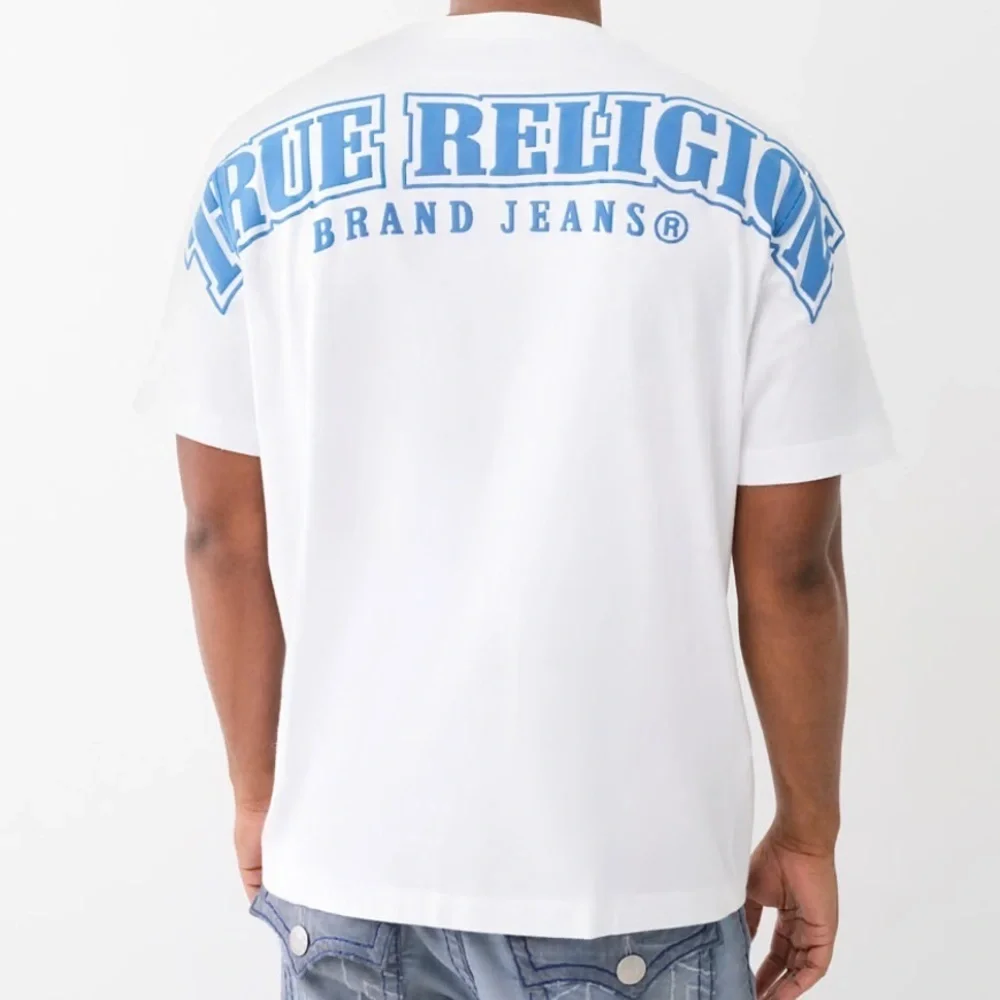 True religion LOGO OVERSEAM PUFF T TEE